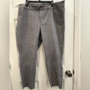 Old Navy herringbone plus size stretch pixie pants size 20 EUC